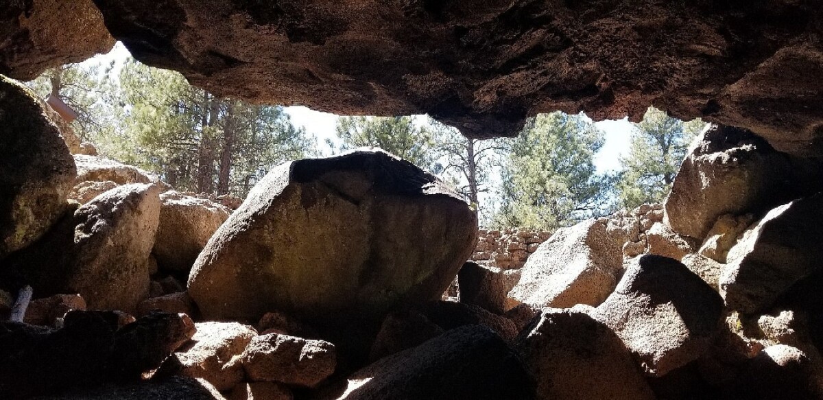 Inside Lava River Cave