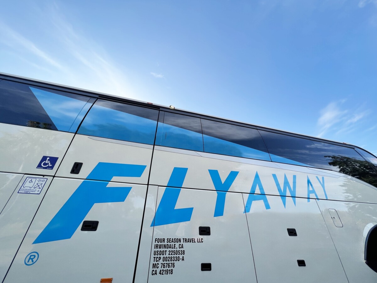 Lax Airport Bus Up closed