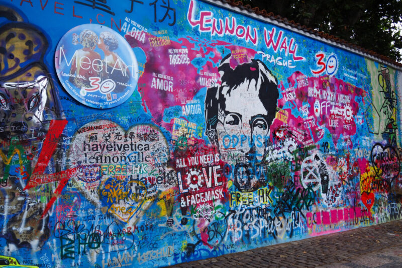 John Lennon Wall, Prague