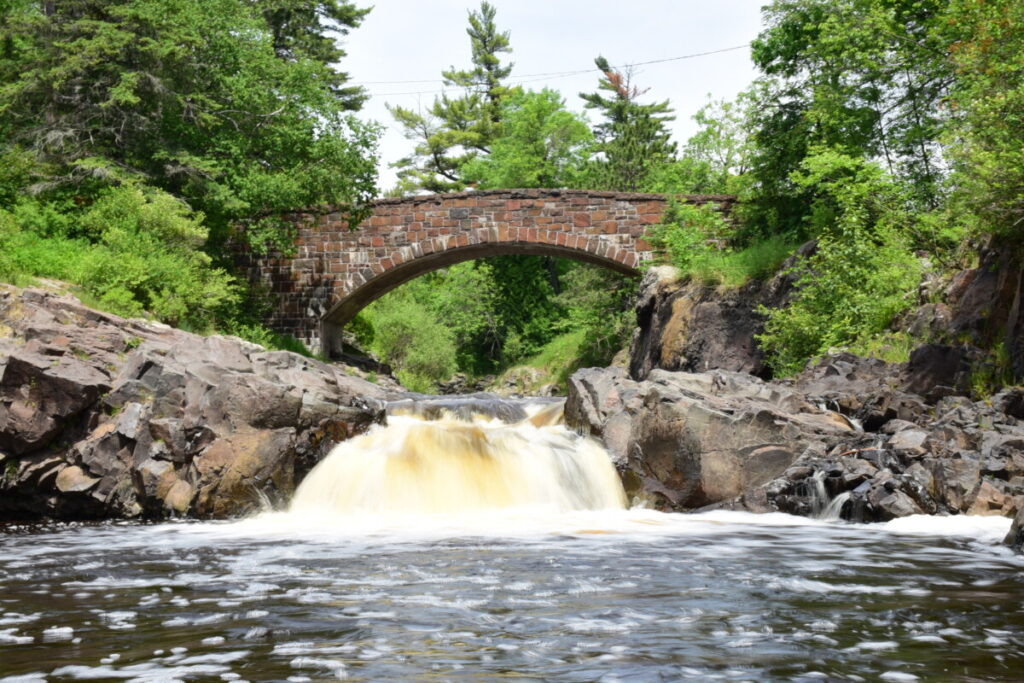 Lester River Falls in Minnesota