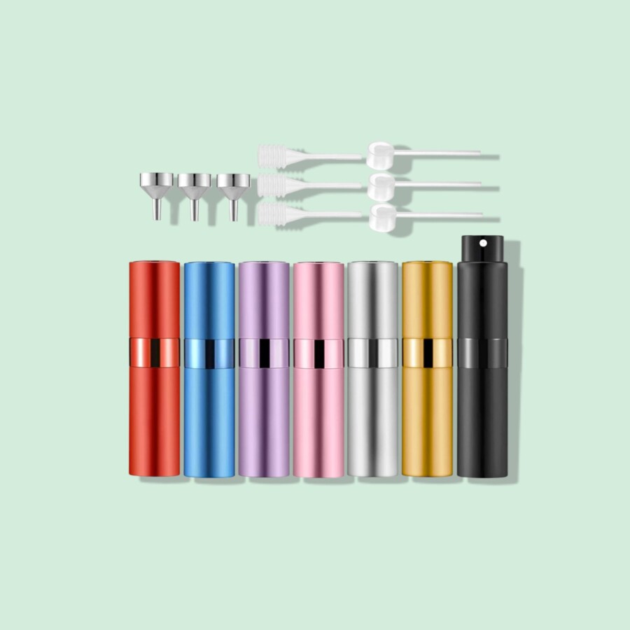 Colorful Lil Ray Refillable Perfume Atomizers