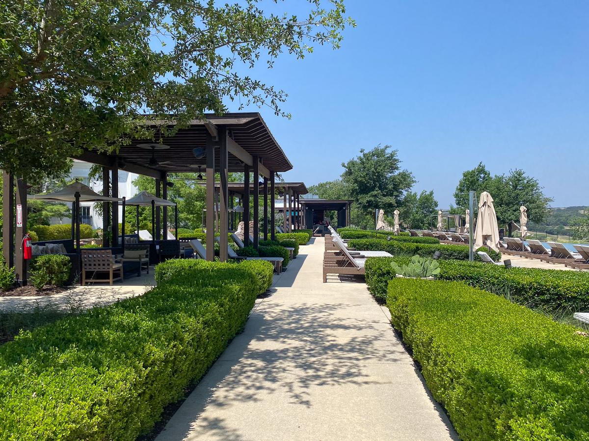Luxurious Poolside Retreat at La Cantera Hill Country Resort in San Antonio, Texas.