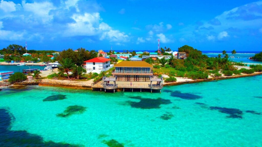 Huraa Island - Maldives - View of the great island