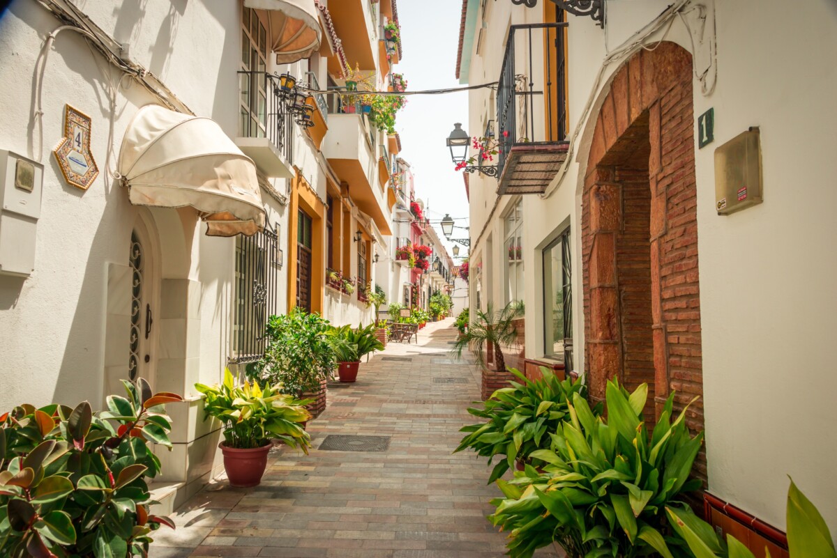 Street in Marbella, Spain