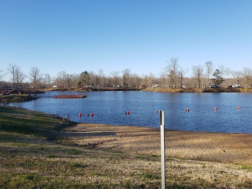 Scenic lake at Marianna, in Arkansas