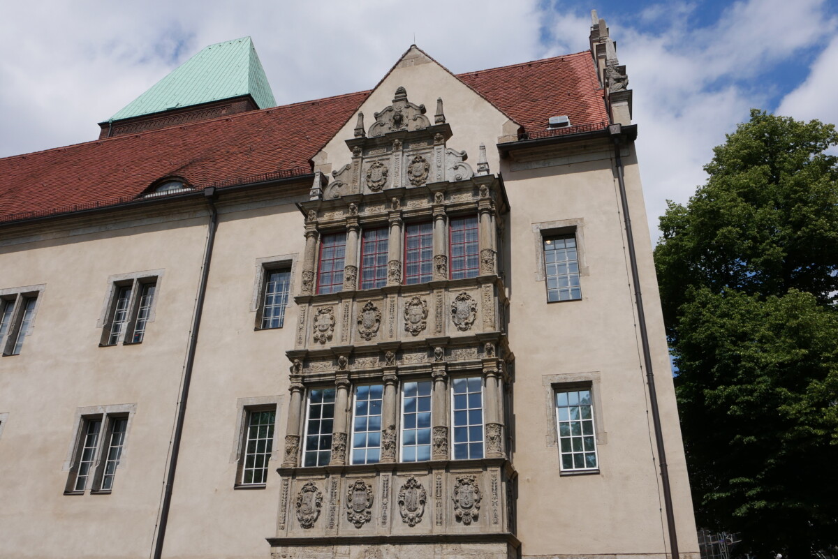 Building exterior of Markisches Museum in Berlin, Germany