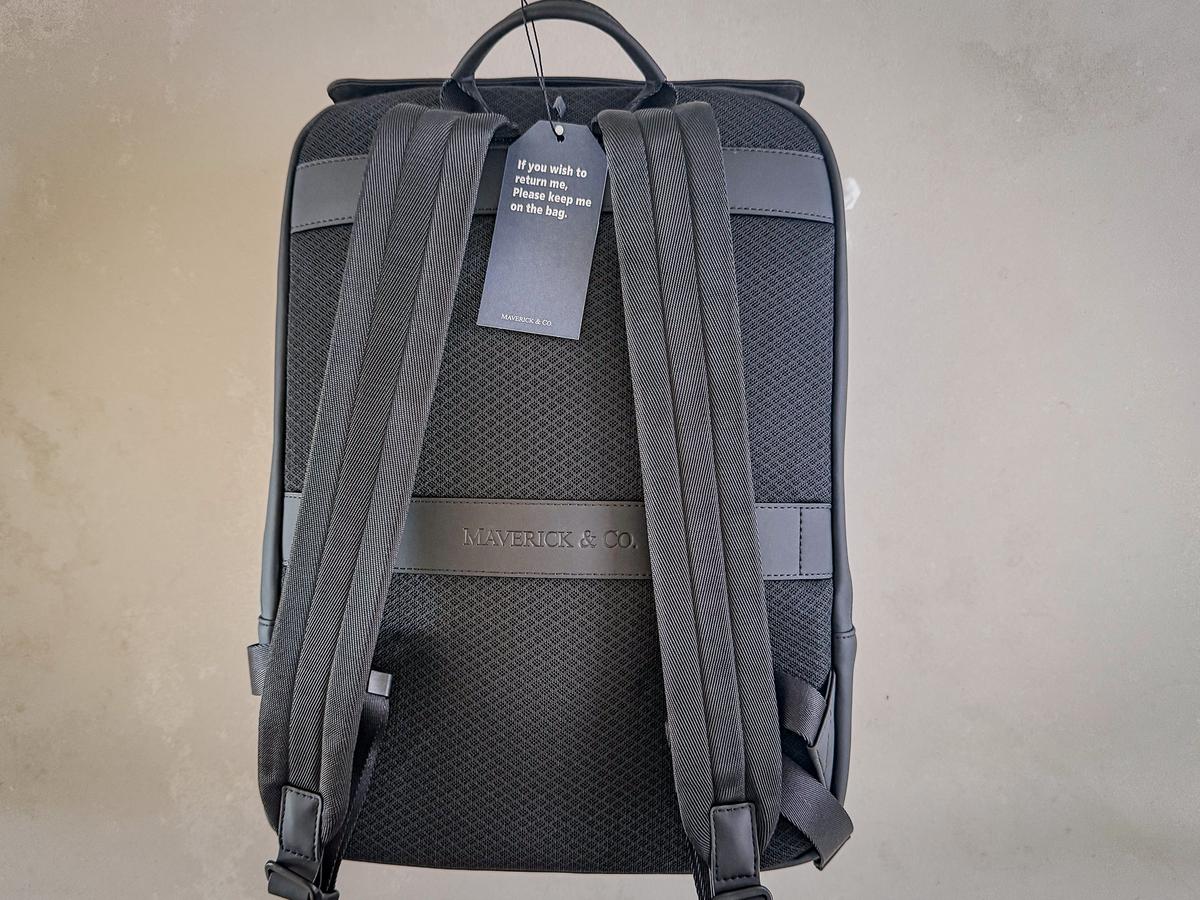 Maverick & Co. Vista Backpack in Amsterdam for urban travelers and adventurers.