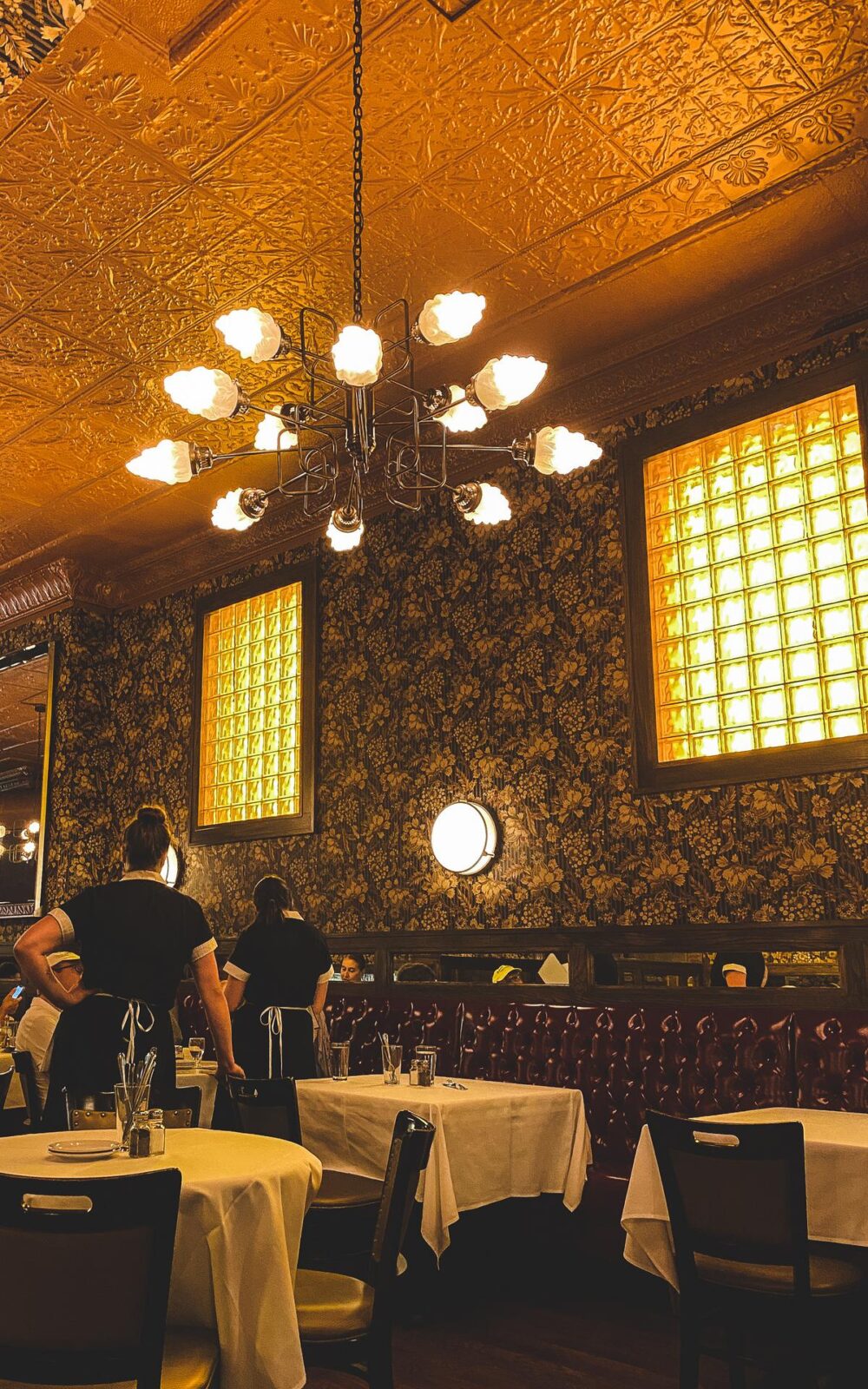Elegant Monte Carlo restaurant interior with vintage decor in Minneapolis