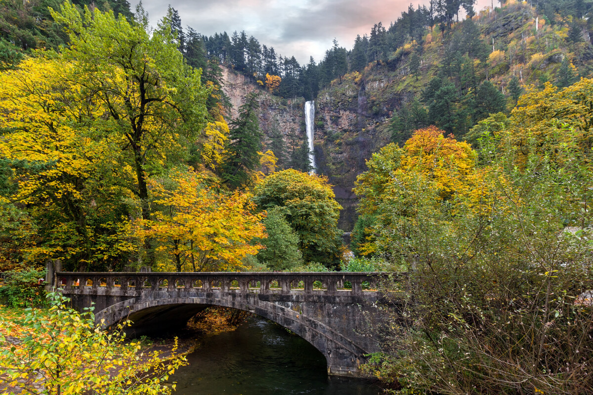 Multnomah Falls in Oregon
