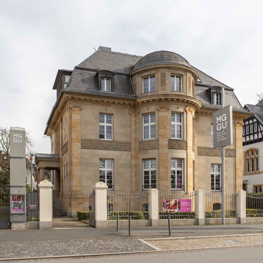 Building exterior of Museum Giersch in Frankfurt, Germany