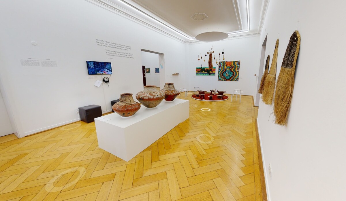 Exhibit and display in Museum of World Cultures, Frankfurt, Germany