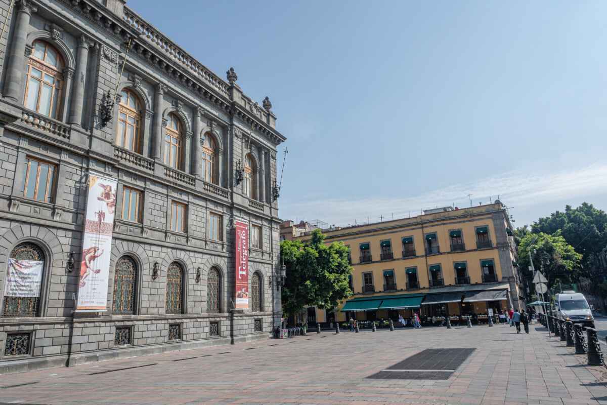 Building exterior of National Art Museum, Mexico