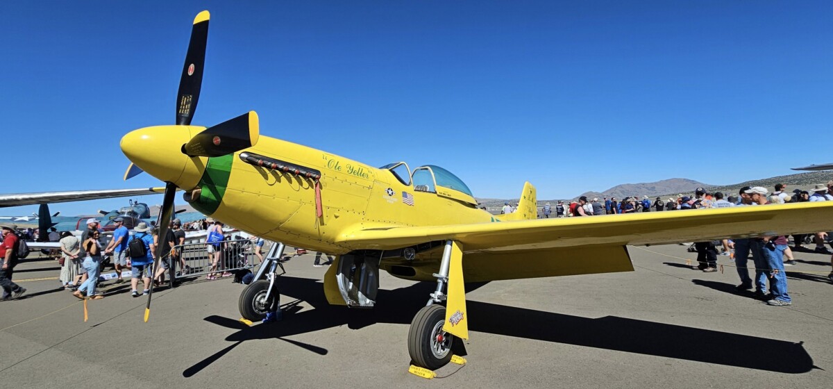 Plane ready to race at National Championship Air Races, Reno