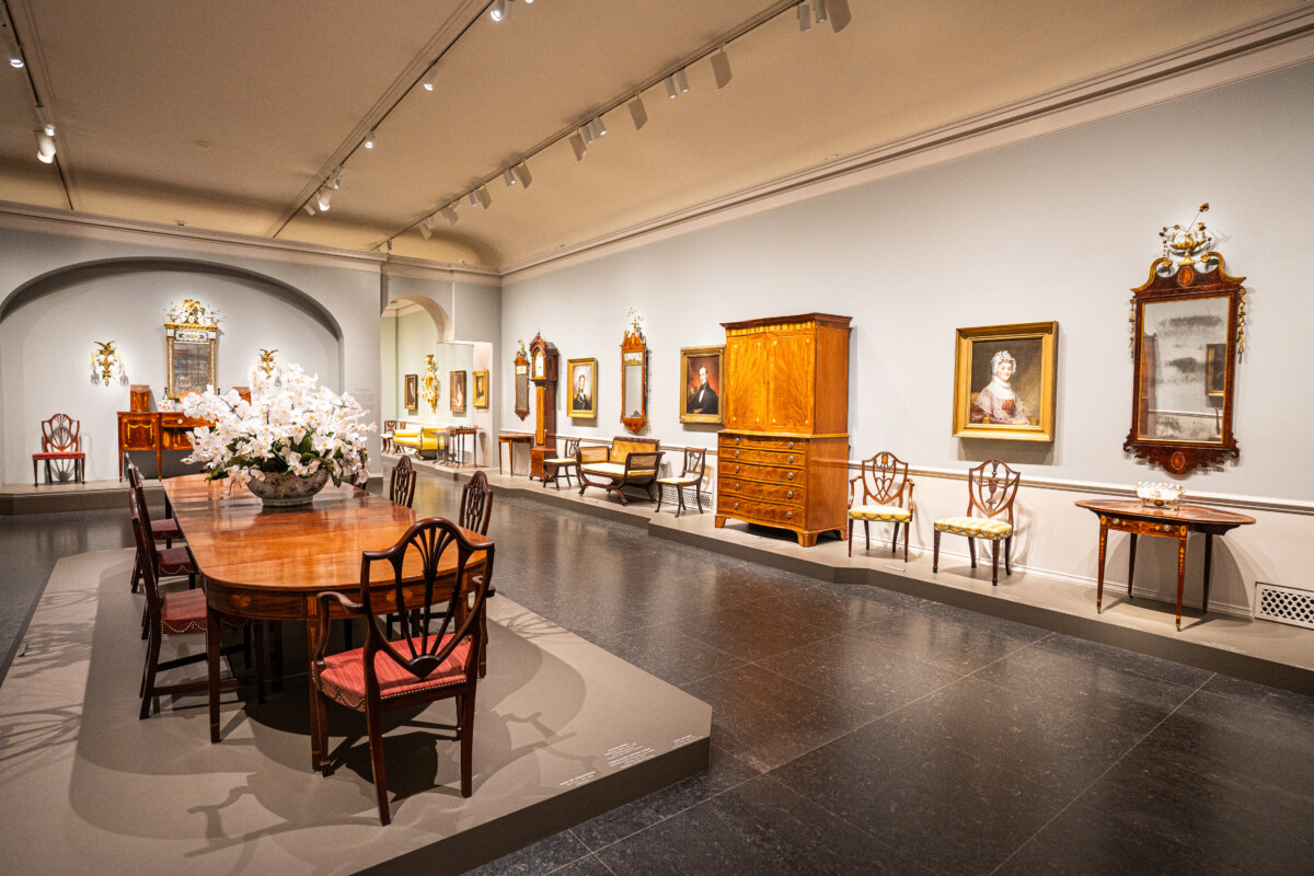 American Furniture exhibition in National Gallery of art in Washington, DC.
