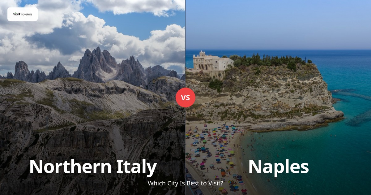 Northern Italy vs Southern Italy: Which Region Should You Visit? comparison - ViaTravelers Travel Guide