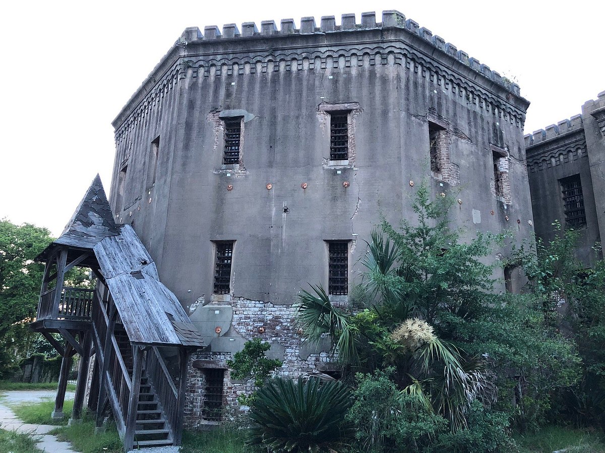 Old City Jail exterior on Magazine Street