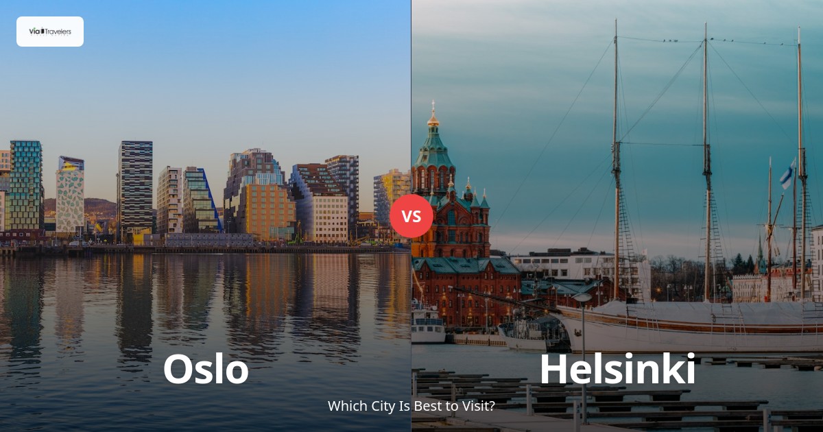 Oslo vs Helsinki: Which Nordic Capital to Visit? comparison - ViaTravelers Travel Guide