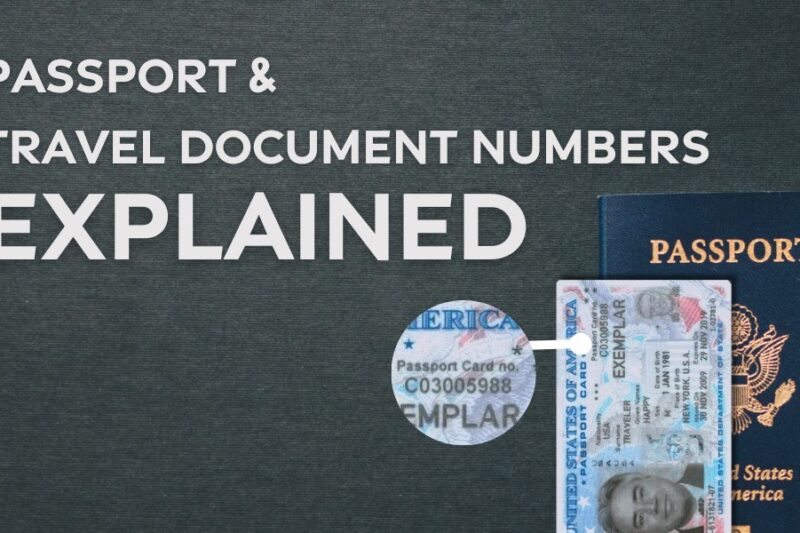 Passport and travel document number explained