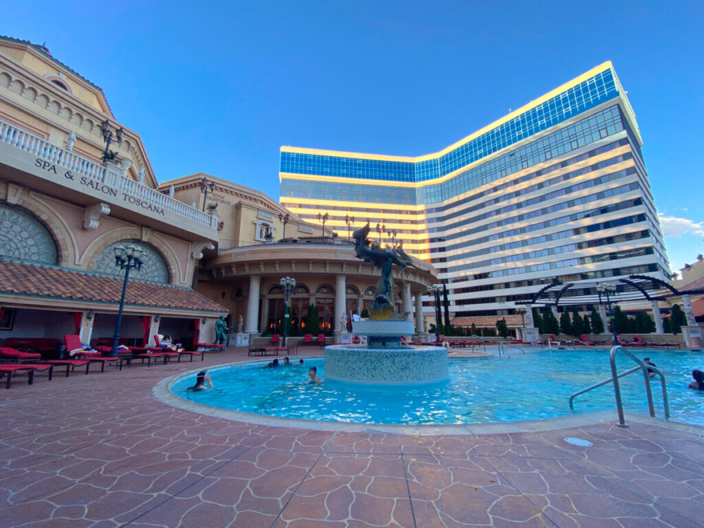 Pool at Peppermill Resort Casino, one of the best things to do in Reno