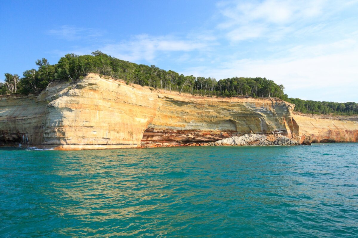 Pictured Rocks National Lakeshore in Michigan, United States