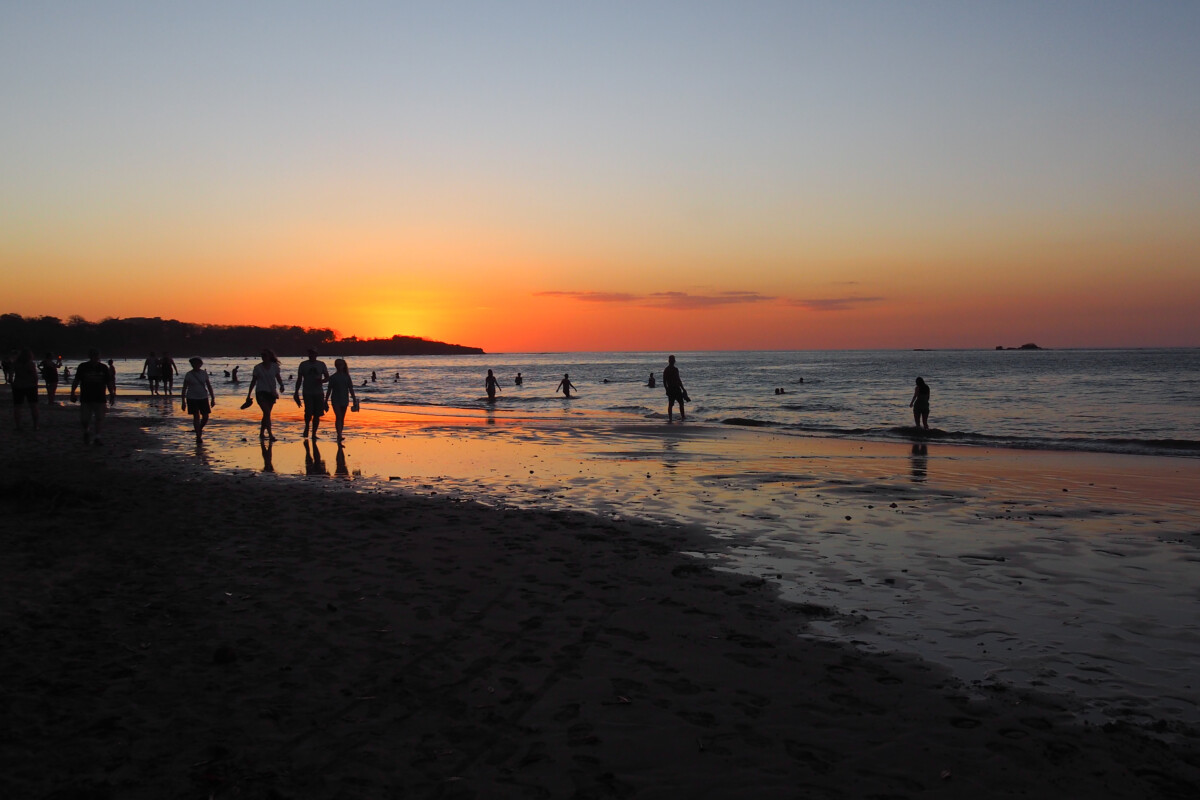 Sunset over Playa Tamarindo, Costa Rica
