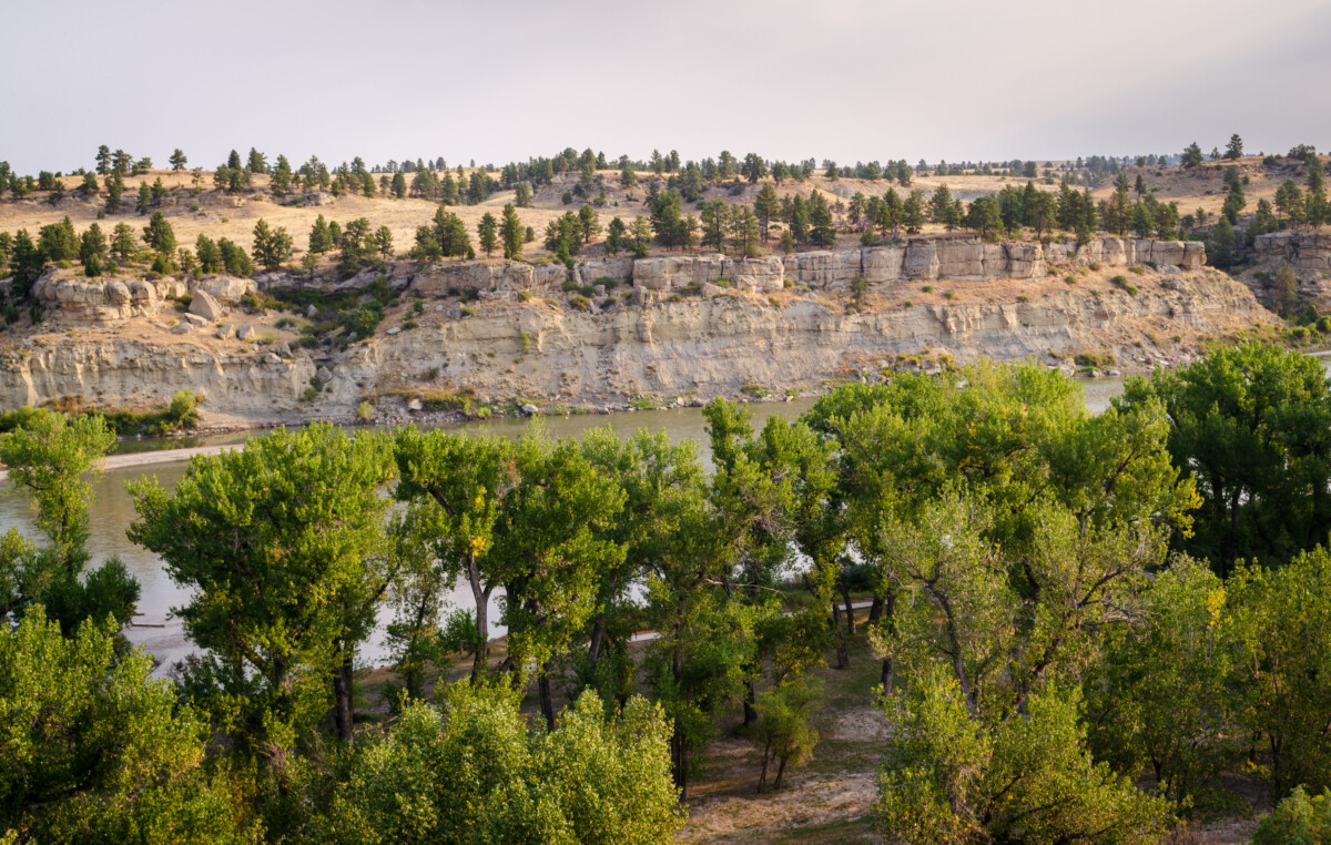 Overlook at Pompeys Pillar National Monument