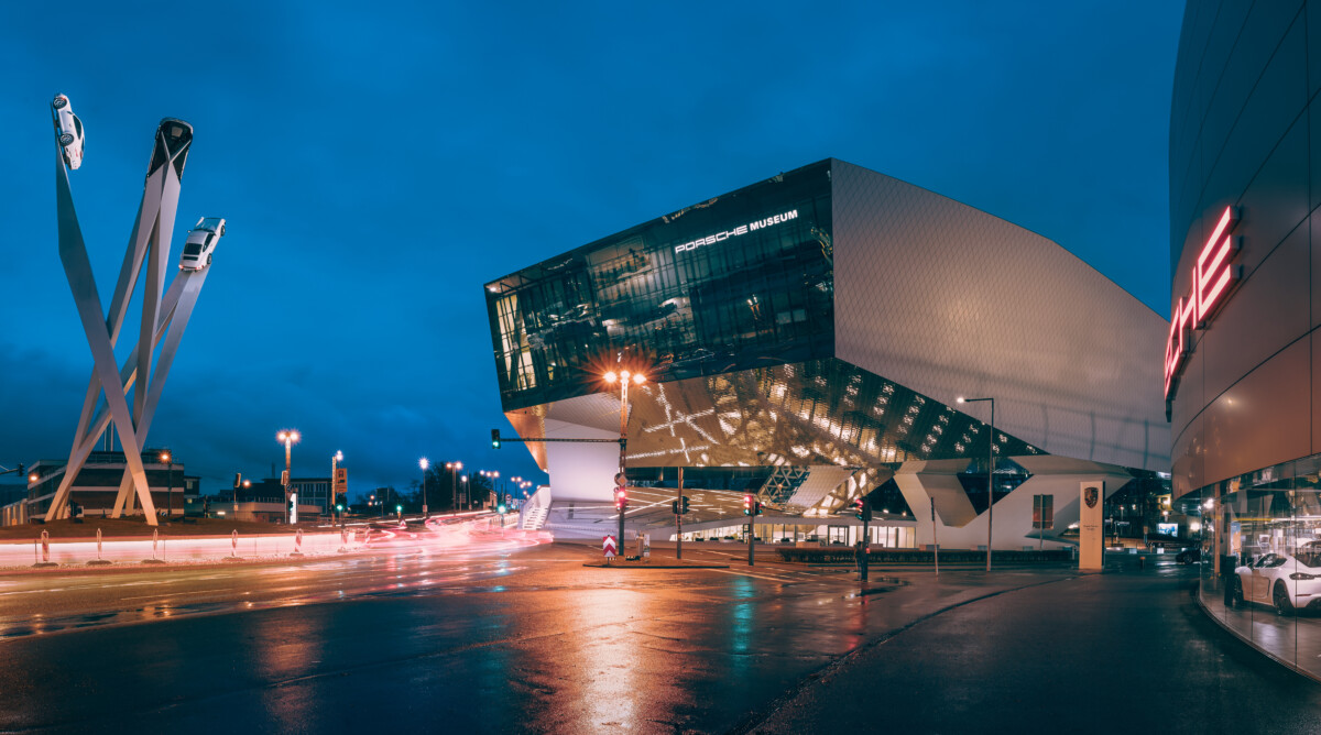 Porsche Museum, Stuttgart Building exterior