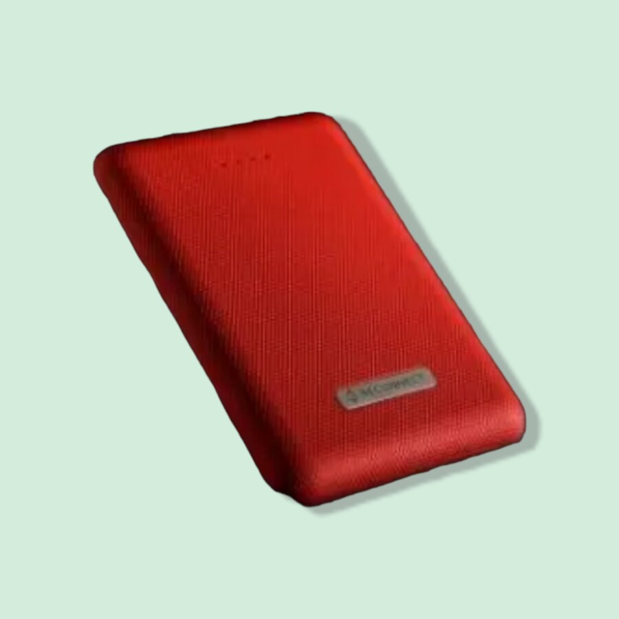 Color red portable power bank