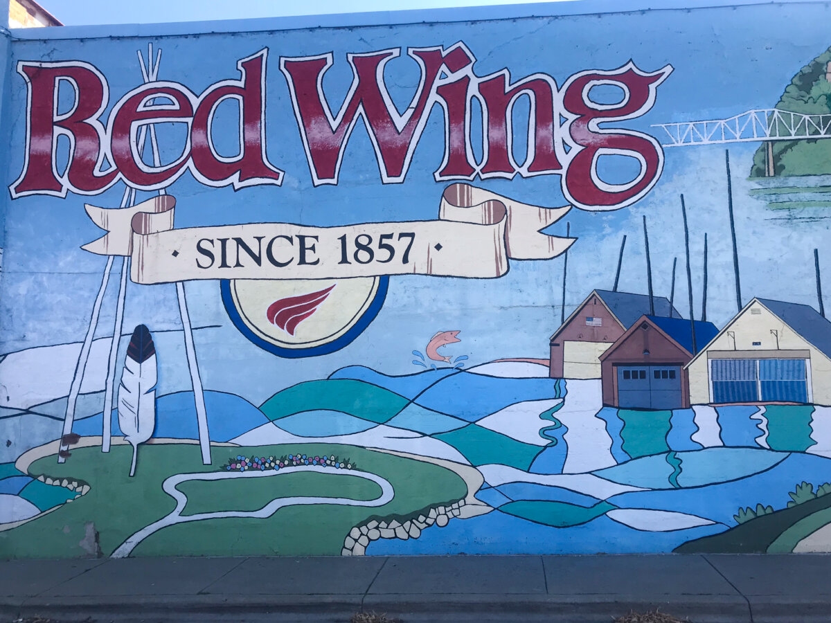 Mural fro Red Wing, Minnesota
