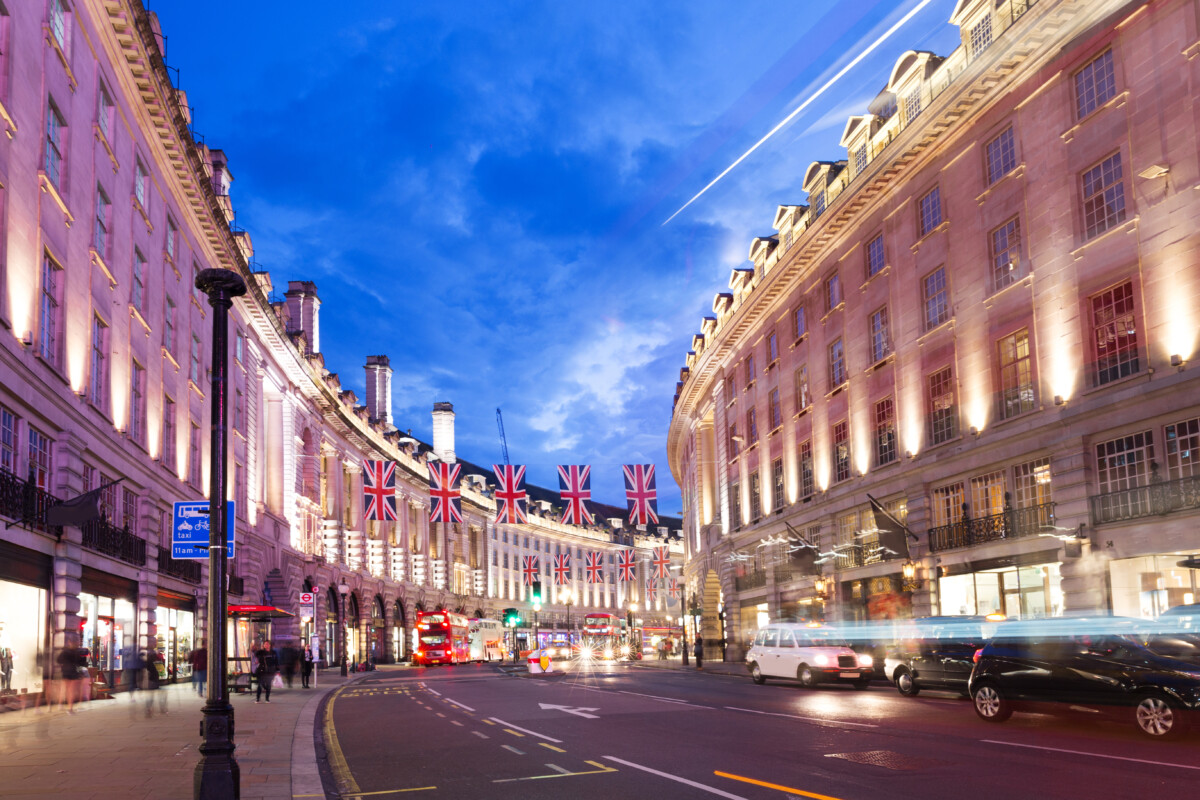 Regent Street in London, England