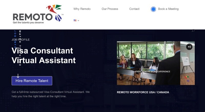 Visa Consultant Virtual Assistant job in Remoto Workforce