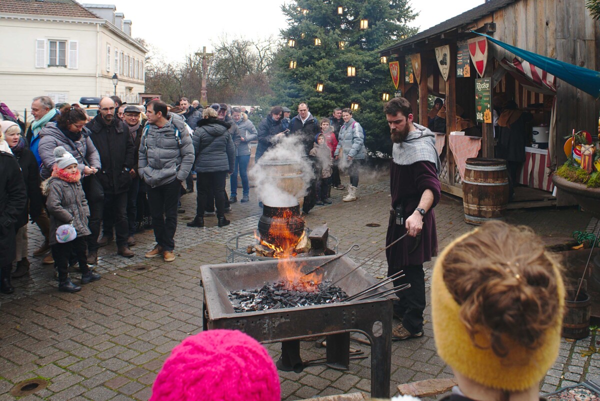 Blacksmith in Ribeauvillé Christmas Market