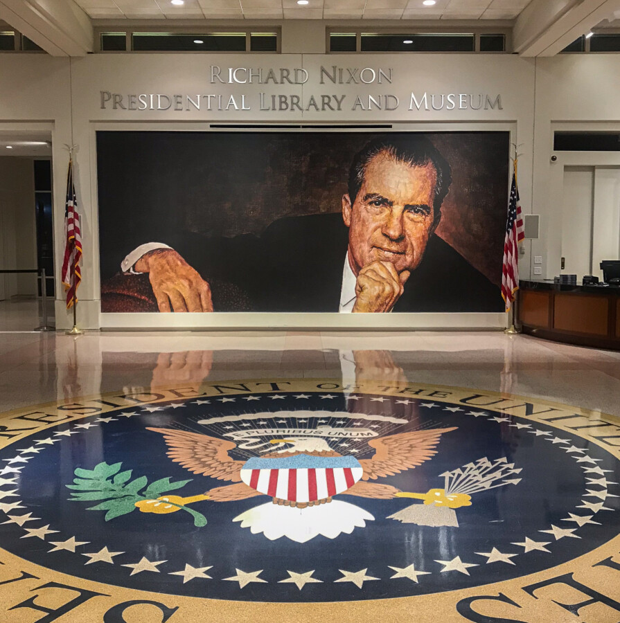 Richard Nixon Presidential Library and Museum Entrance