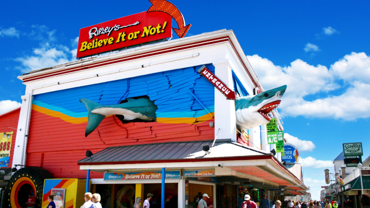 Exterior of Ripley's Believe It or Not! in Ocean City