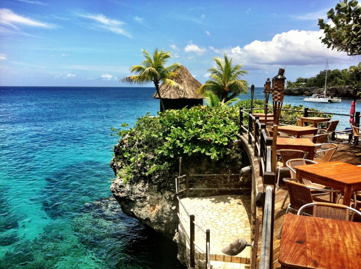 View of Rockhouse Restaurant in Jamaica