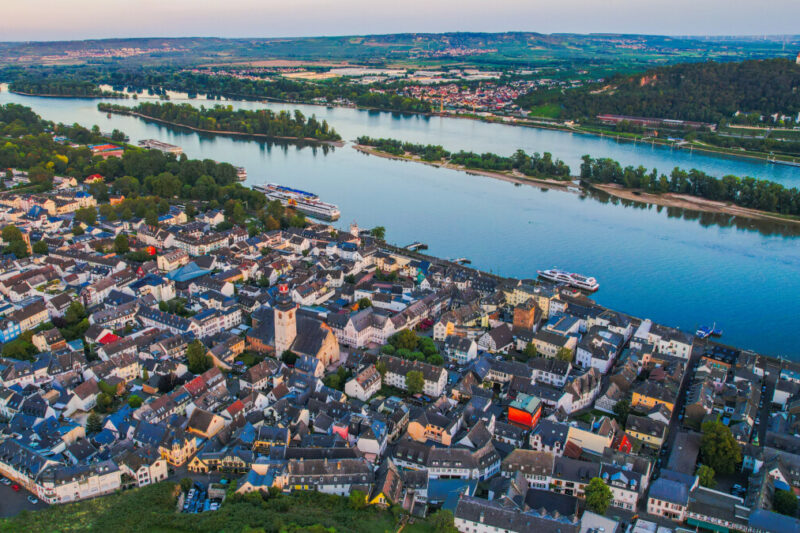 Rüdesheim am Rhein Aerial