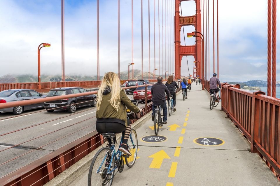 Bikers in Golden Gate, San Francisco, California Biking