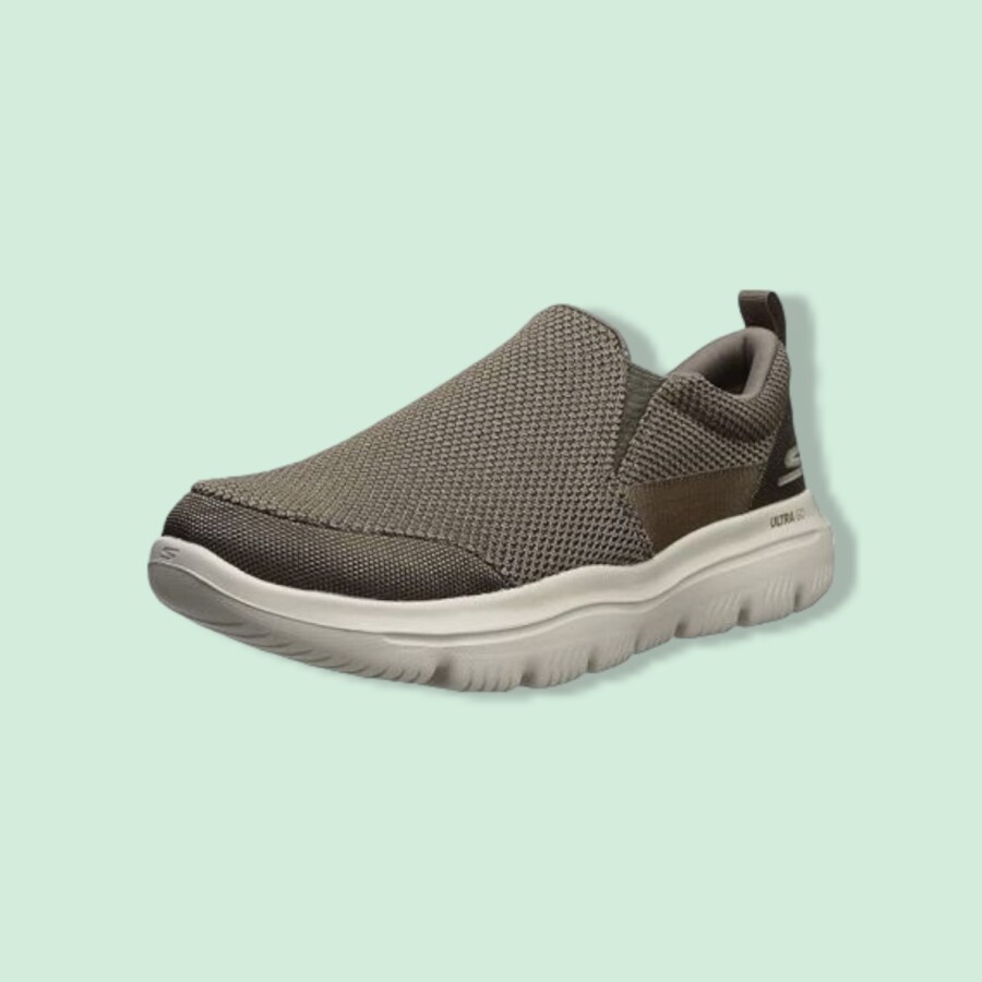 Gray Skechers Men's Go Walk Evolution Ultra Shoes