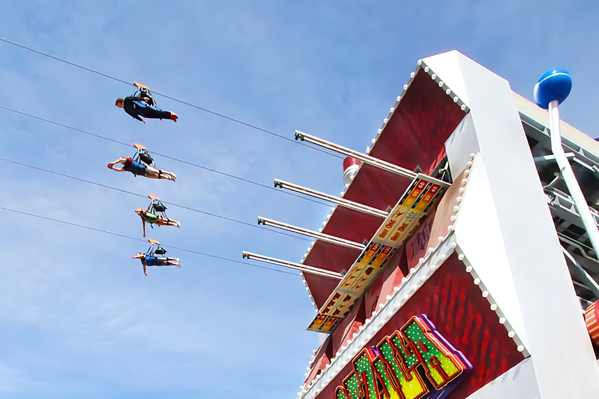 Slotzilla Zip Line experience in Las Vegas
