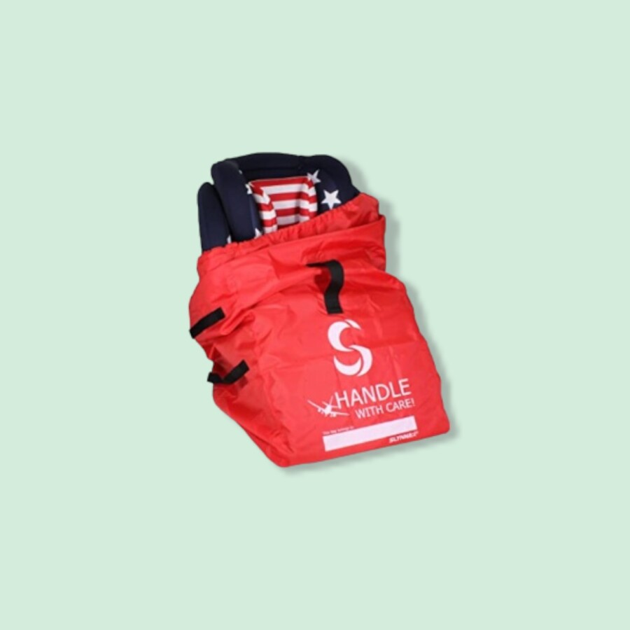 Slynnar Car Seat Travel Bag in color red