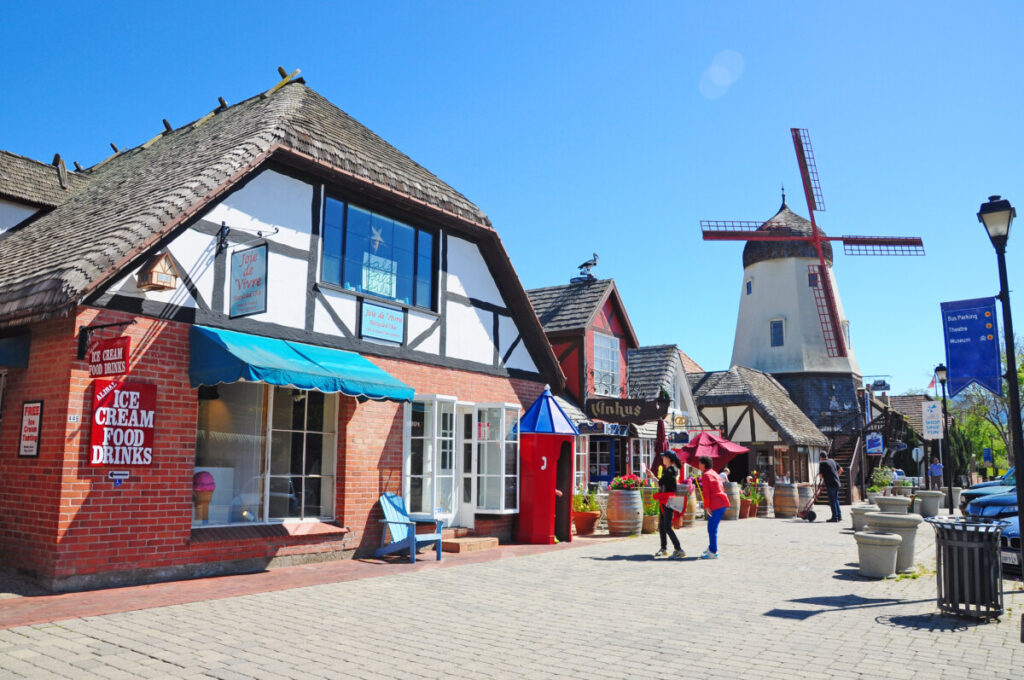 Solvang Danish village in Santa Barbara County, California