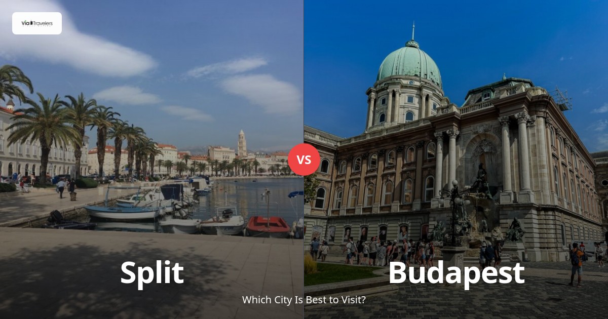 Split vs Budapest: Which City is Better to Visit in 2025? comparison - ViaTravelers Travel Guide