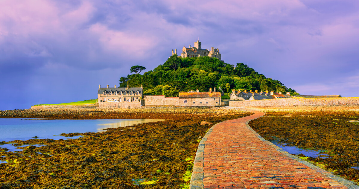 Trail leading to St. Michael's Mount in England