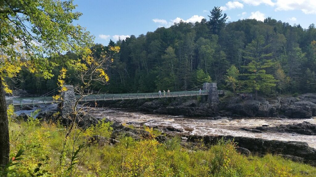Swinging Bridge in Jay Cooke State Park, Minnesota