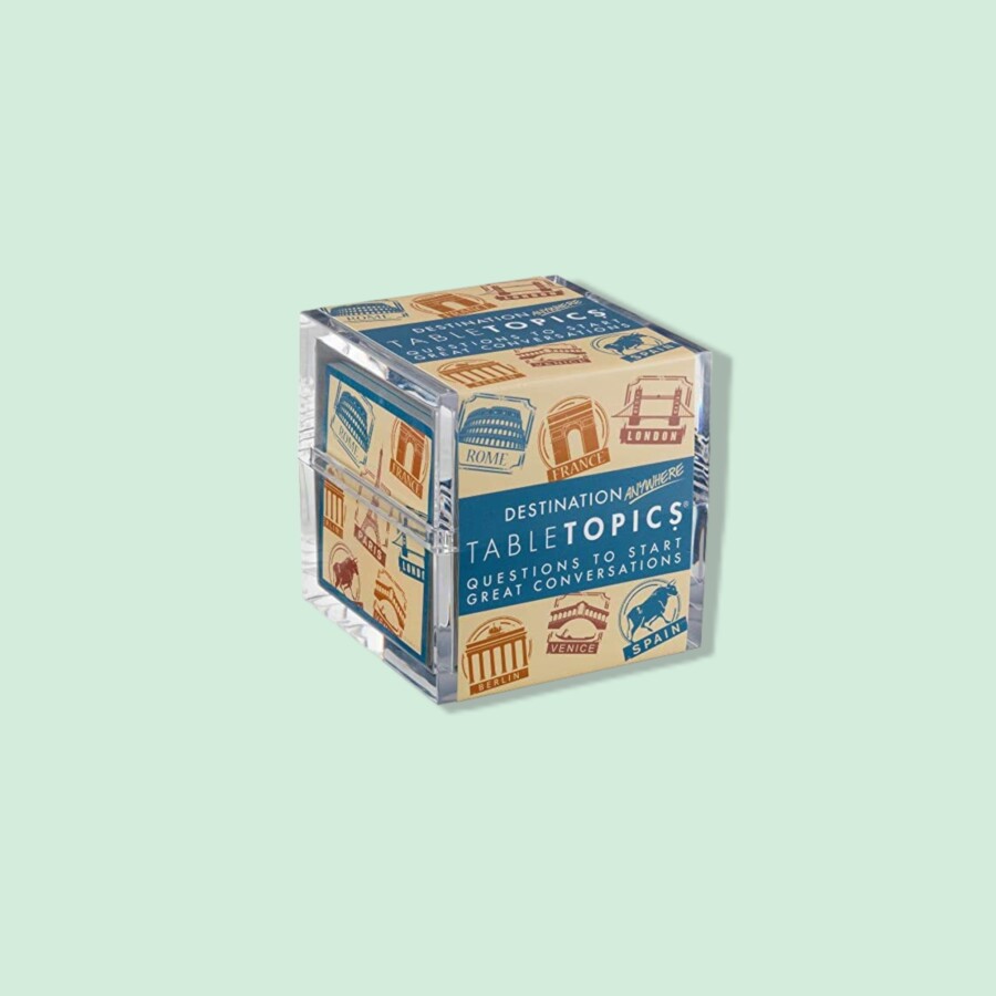 TableTopics Destination Anywhere deck of cards games