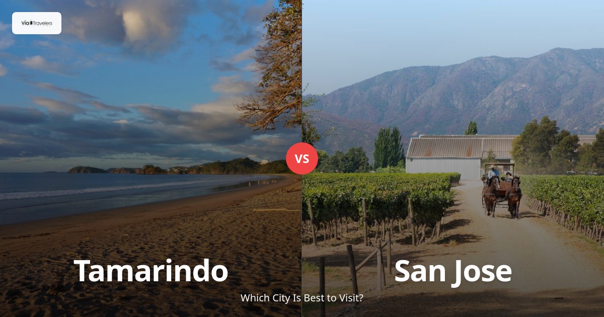 Tamarindo vs San Jose: Which Costa Rican Destination is Better to Visit in 2025? comparison - ViaTravelers Travel Guide
