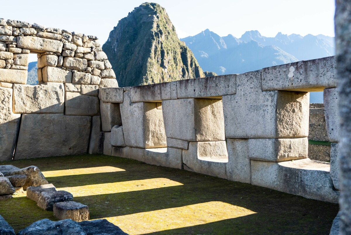 Temple of the Three Windows in Macchu Pichu
