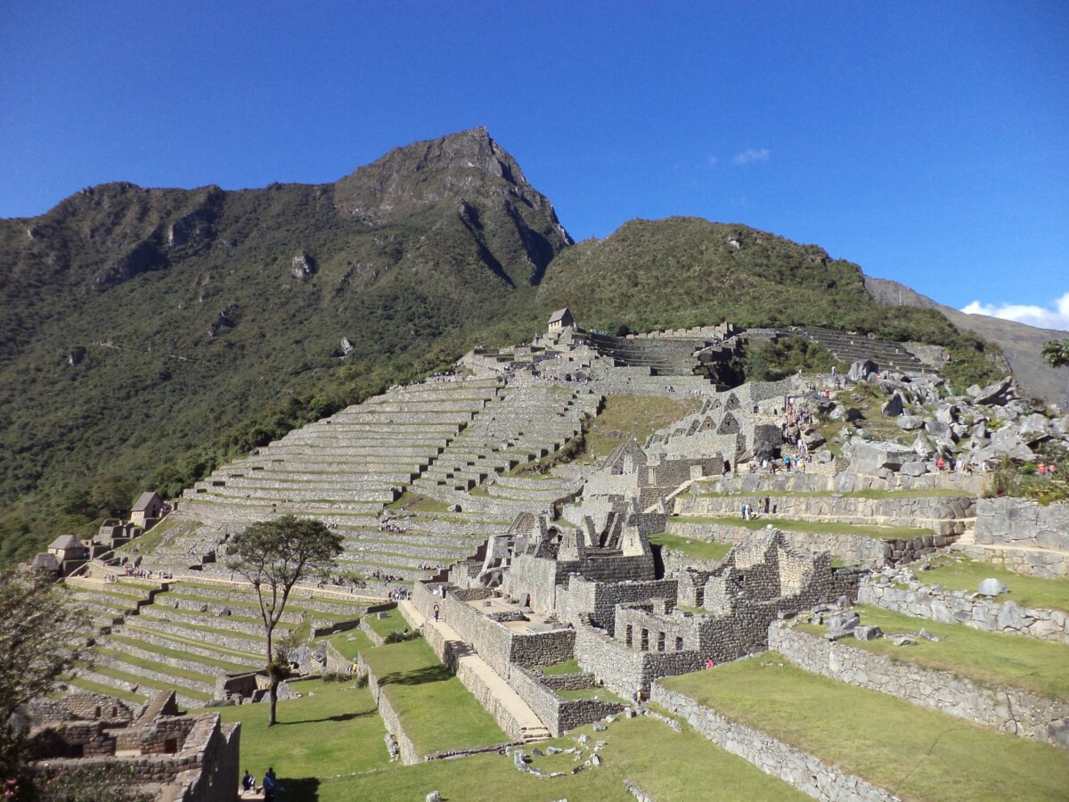 Terraced Steps  in Machu Picchu