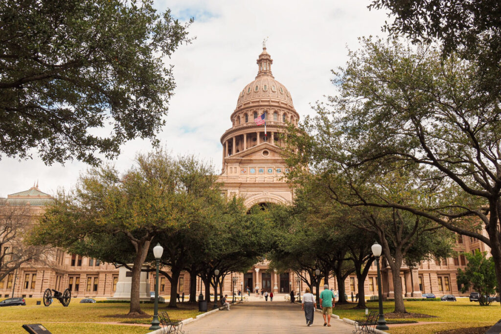 Front of Texas State Capitol Building