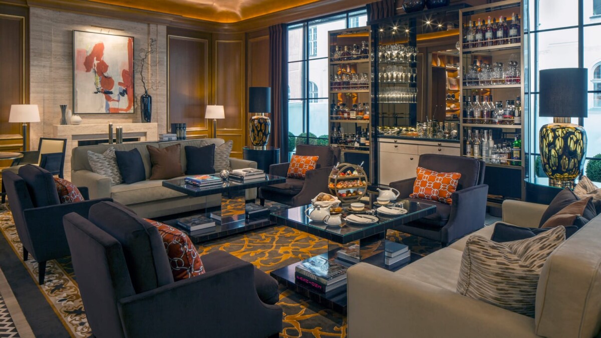 The Gallery cafe in Four Seasons Hotel Prague
